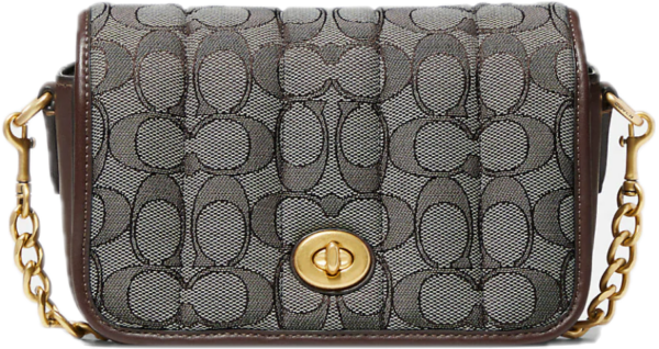 Túi Coach Dinky 18 In Signature Jacquard Quilting 'Oak Maple' C5281-B4S0M