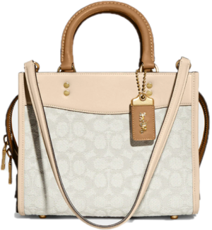 Tui Coach Rogue 25 In Signature Textile Jacquard 'Beige' CA302-B4UDL