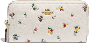 Vi Coach Accordion Zip Floral Print 'Chalk' C6314-B4CAH