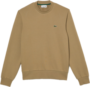 Ao Lacoste Classic Fit Crew Neck Fleece Sweatshirt 'Beige' SH2564-53G-CB8