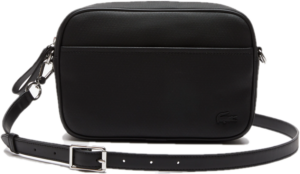 Tui Lacoste Flat Pocket Zipper Crossbody Bag 'Black' NF3954D53G-000