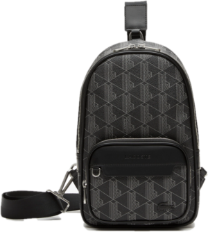 Tui Lacoste The Blend Monogram Crossbody Bag 'Black' NH4131L53G-H45