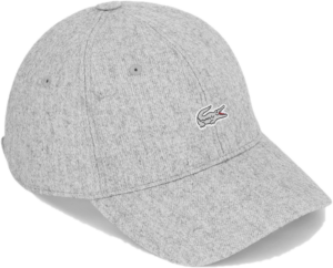 Mu Lacoste Wool Mix Flannel Baseball 'Gray' RK213E-52N-CCA