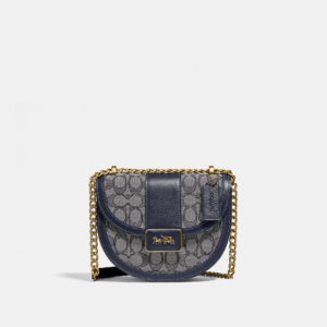 Alternative view of Túi Coach Alie Saddle Bag In Signature Jacquard Midnight Navy C3464-B4RH3