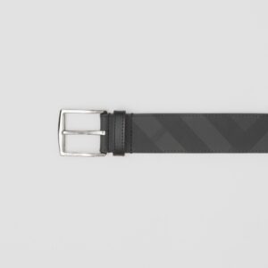 Alternative view of Thắt Lưng Burberry London Check Leather Belt 'Dark Charcoal' p80155781