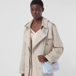 Alternative view of Túi Burberry Small Leather TB Bag 'Pale Blue' p80430541