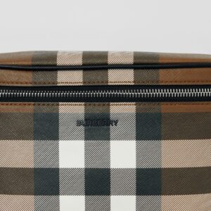Alternative view of Túi Burberry Check and Leather Bum Bag 'Dark Birch Brown' p80528061