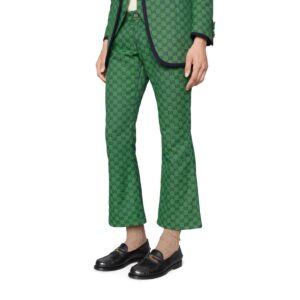 Alternative view of Giày Gucci Webbing Leather Loafers 644724 17X101060 6