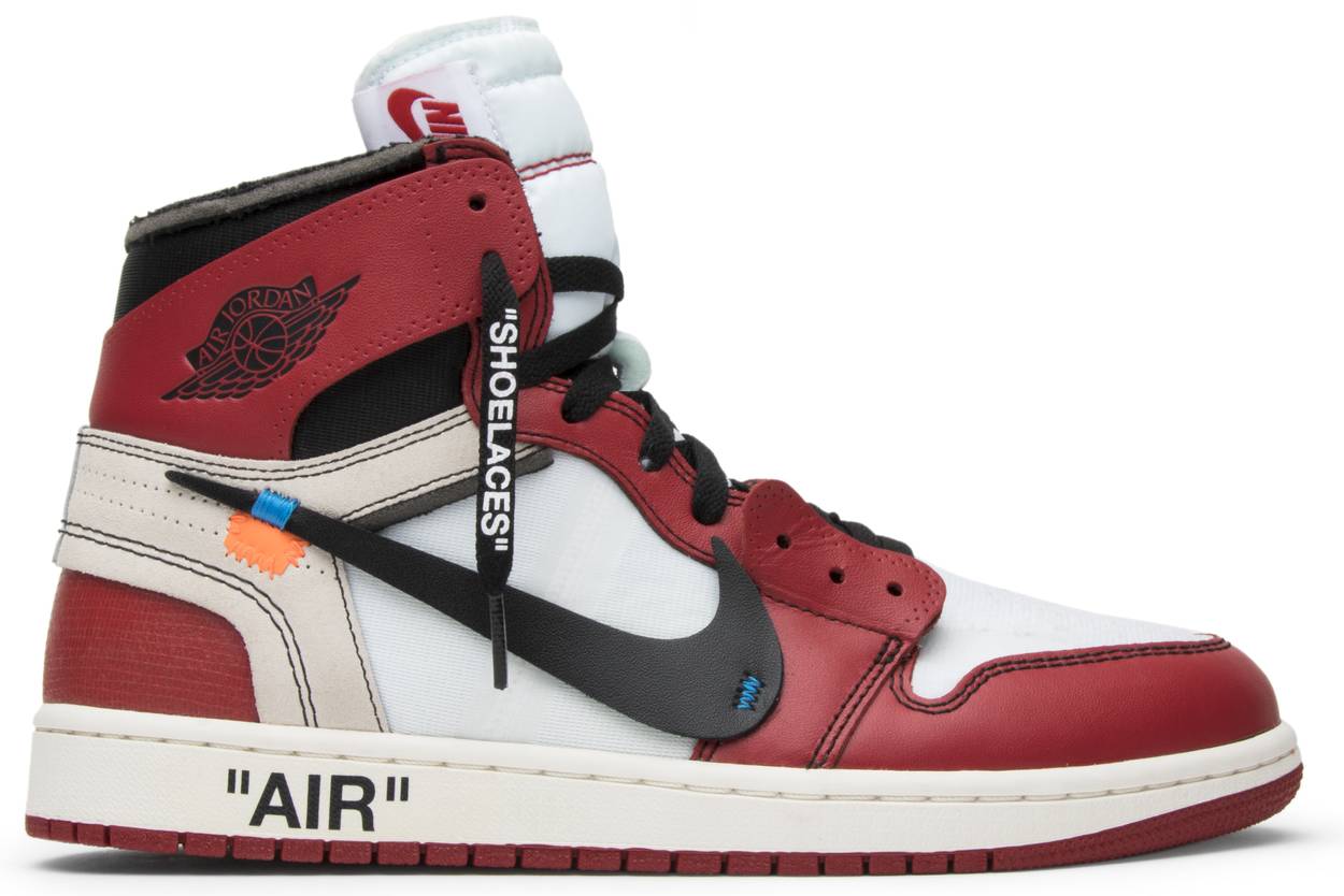 Giày Nike Off-White X Air Jordan 1 Retro High Og 'Chicago' Aa3834-101 -  Authentic-Shoes