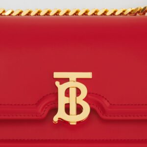 Alternative view of Túi Burberry Mini Leather Chain TB Bag 'Bright Red'