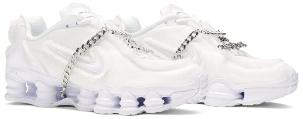 Giày Nike Comme des Garçons x Wmns Shox TL 'White' CJ0546-100 - Hình ảnh 5