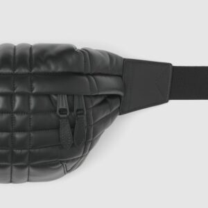 Alternative view of Túi Burberry Monogram Motif Quilted Lambskin Sonny Bum Bag 'Black' p80518231