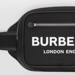 Alternative view of Túi Burberry Logo Print Nylon Bum Bag 'Black' p80210891