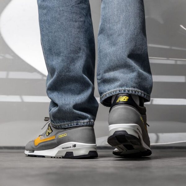 Giày New Balance 1500 Made in England 'Grey Yellow' M1500GGY - Hình ảnh 6