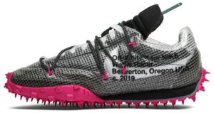 Alternative view of Giày Nike Off-White x Wmns Waffle Racer 'Fuchsia' CD8180-001