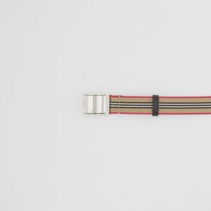 Alternative view of Thắt Lưng Burberry Icon Stripe Webbed Belt 'Archive Beige' P80449311