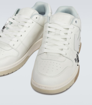 Buy Off-White Out of Office Low 'White Green' - OMIA189S21LEA001 0155