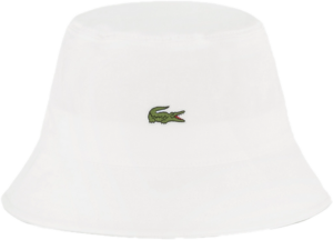 Mu Lacoste Bucket Hat Cotton Material 'White' RK217E-53G-70V