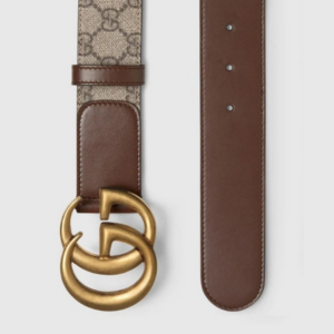 Alternative view of Thắt Lưng Gucci Double G Buckle 'Brown Leather' 400593-92TLT-8358