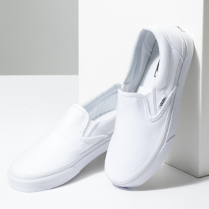 Alternative view of Giày Vans Classic Slip-On 'White Canvas' VN000EYEW00