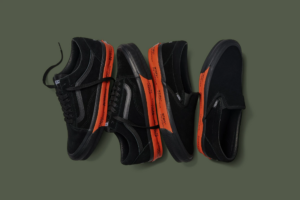 Giay Vans WTAPS x Classic Slip-On LX 'Black Orange' VN0A45JK20E