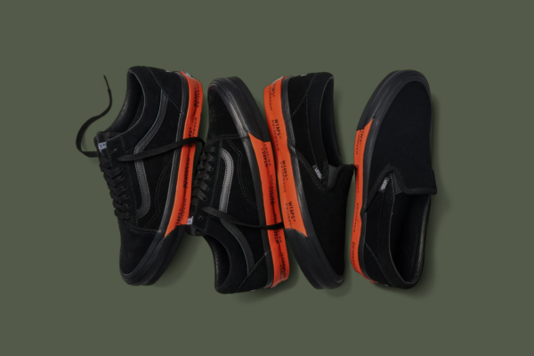 Giày Vans WTAPS x Classic Slip-On LX 'Black Orange' VN0A45JK20E - Hình ảnh 7