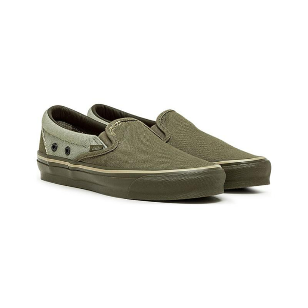 Giày Vans Nigel Cabourn x OG Classic Slip-On LX 'USMC Army Mix' VN0A45JK9TA - Hình ảnh 2