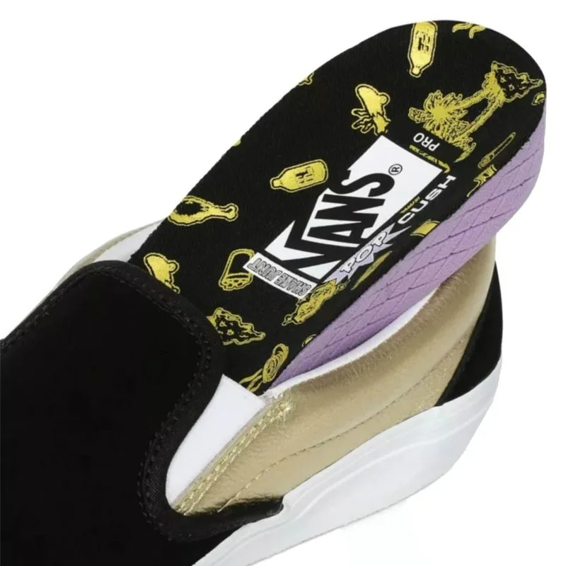 Giày Vans Shake Junt X Slip-On Pro 'Black Gold' Vn0A347V13L