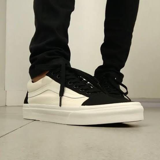 Giày Vans Old Skool 'Black Bone White' Vn-0Vojgj1 Authentic-Shoes