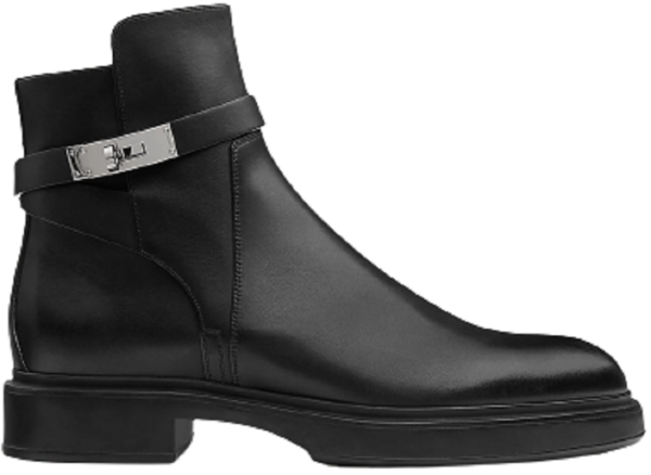 Giày Hermes Veo Ankle 'Black' H221827ZH01425
