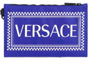 Túi Versace Men's Box Logo Zip 'Blue' DP84725-DNYVER-D72WN