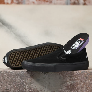 Alternative view of Giày Vans X Motorhead Skate Slip On 'Black' VN0005V6BKA