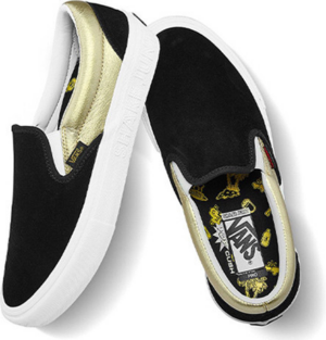 Giay Vans Shake Junt x Slip-On Pro 'Black Gold' VN0A347V13L