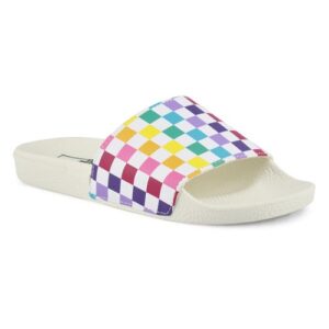 Dép Vans Slides CHECKERBOARD MULTICOLOR VN0A38EH066