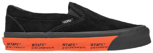 Giày Vans WTAPS x Classic Slip-On LX 'Black Orange' VN0A45JK20E