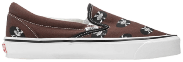 Giày Vans Wacko Maria x OG Classic Slip-On 'Brown Records VN0A45JK595