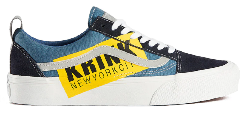 Giày Vans Vault X Krink Old Skool Lx 'Blue' Vn0A4Bvf173