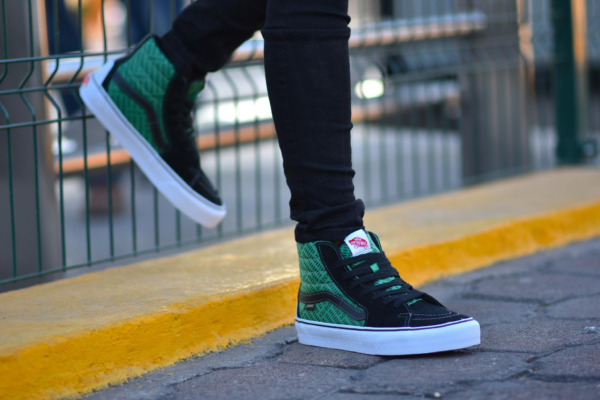 Giày Vans Sk8-Hi GTX 'Black Green' VN0A4P3HYJ71 - Hình ảnh 3