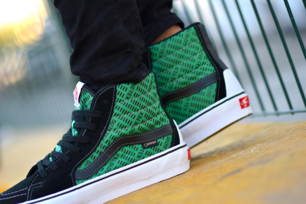 Giày Vans Sk8-Hi GTX 'Black Green' VN0A4P3HYJ71 - Hình ảnh 4