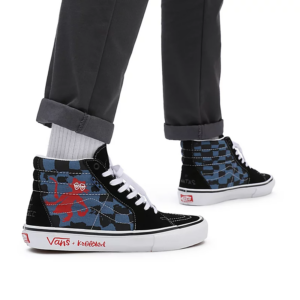 Alternative view of Giày Vans Sk8-Hi Krooked By Natas For Ray 'Black Blue' VN0A5FCCAPG