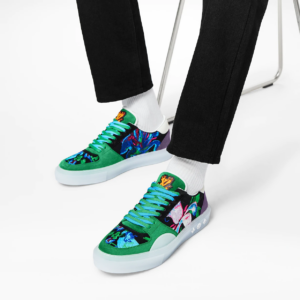 Alternative view of Giày Louis Vuitton LV Ollie Richelieu Trainers 'Green' 1A9JIZ