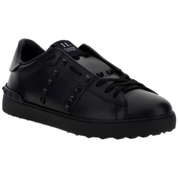 Giày Valentino Black Open Studs Sneakers VY2S0931YEK0NO - Hình ảnh 3