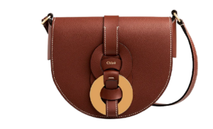 Túi Chloe Darryl Saddle Grained Smooth 'Brown'