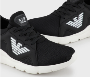 Alternative view of Giày Armani A-Racer Sneakers 'Black White' X8X056XCC56100002