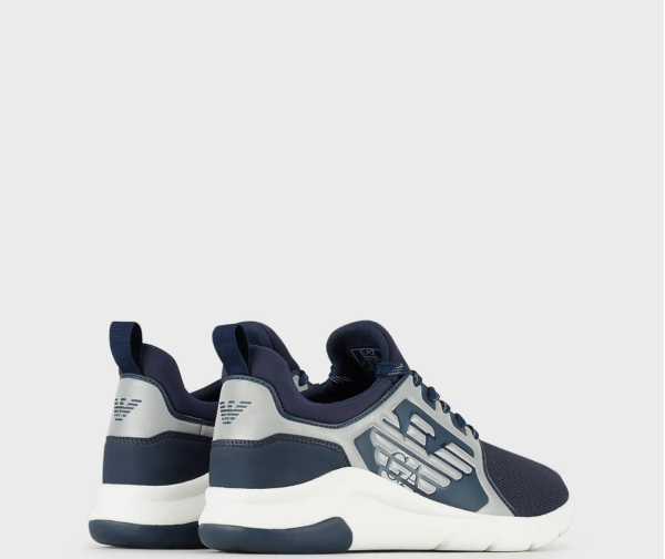 Giày Armani A-Racer Reflex Sneakers 'Navy Grey' X8X057XCC551M506 - Hình ảnh 2