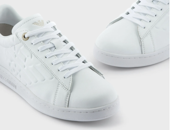 Giày Armani Classic New CC Sneakers 'White Gold' X8X001XCC511R579 - Hình ảnh 2