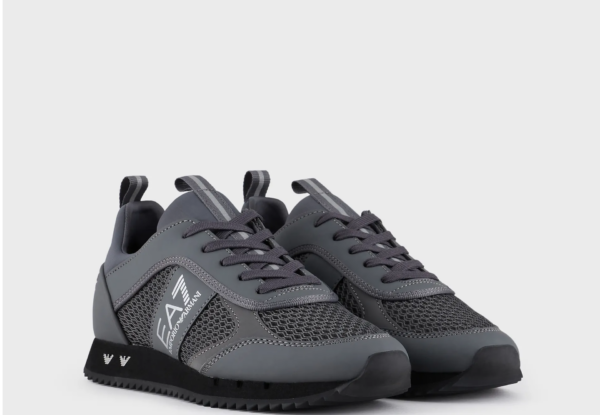 Giày Armani Mesh Sneakers 'Dark Grey' X8X027XK0501Q746 - Hình ảnh 4