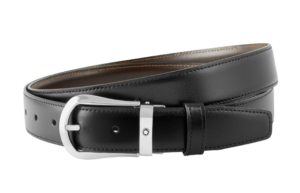 Dây Lưng MontBlanc 'Black Brown 30 mm Reversible Leather Belt MB118425