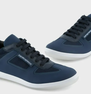 Alternative view of Giày Armani Rubberised Mesh Details 'Navy blue'