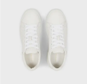Alternative view of Giày Armani In Nappa Leather With High Sole 'White'